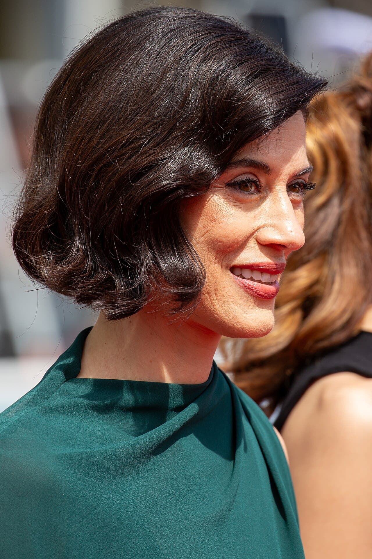 Celebrity portrait at a film premiere